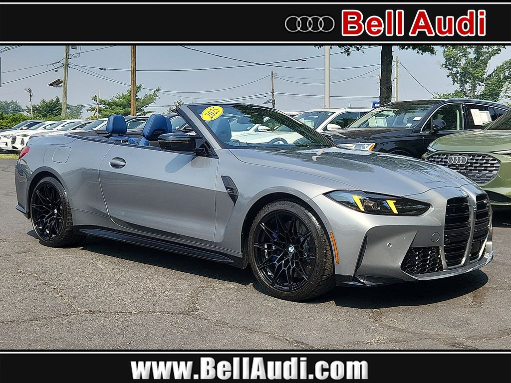 Skyscraper Gray Metallic 2025 BMW M4 Convertible All-Wheel Drive 8-Speed Automatic