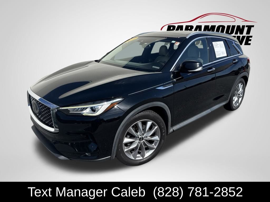 Black Obsidian 2019 INFINITI QX50 SUV / Crossover Front-Wheel Drive Continuously Variable Transmission