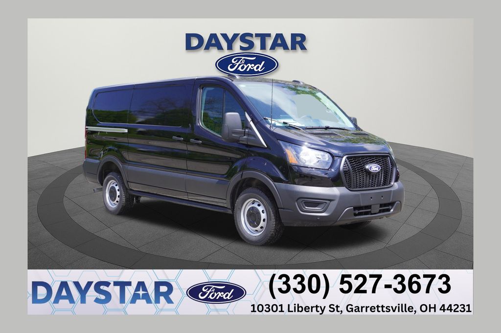 Black Metallic 2026 Ford Transit Cargo Van Rear-Wheel Drive 