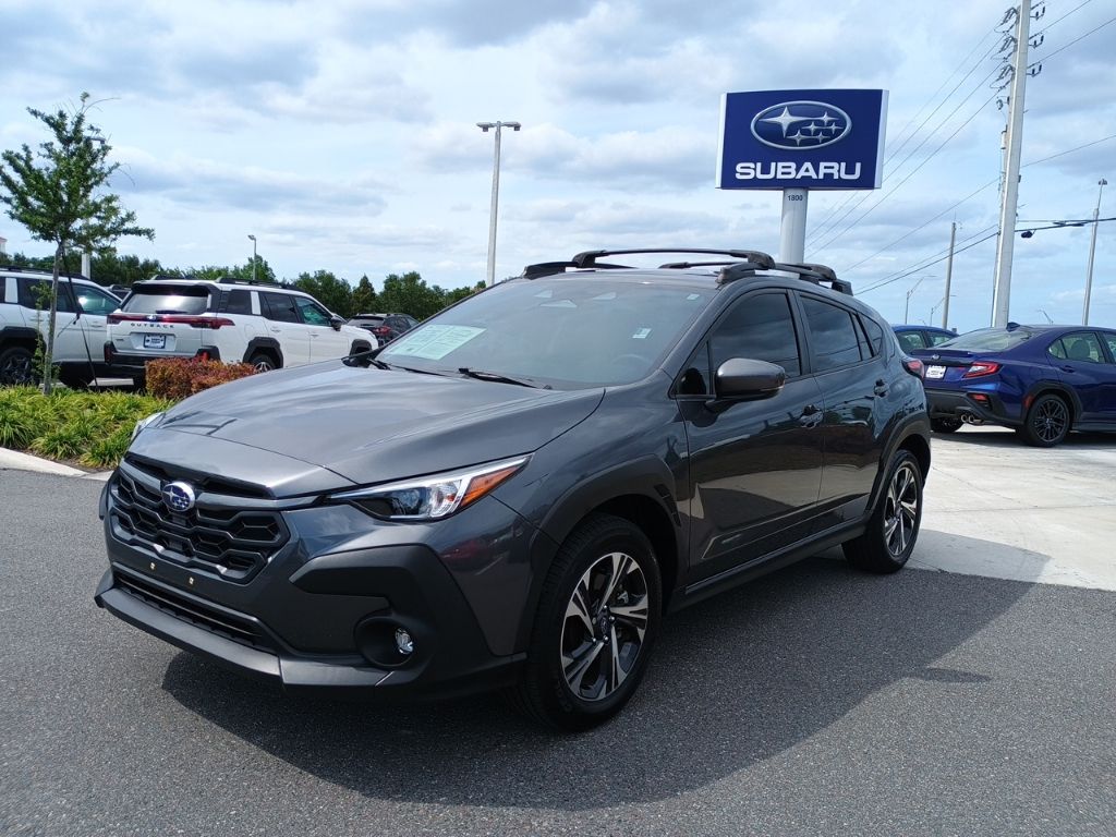Magnetite Gray Metallic 2024 Subaru Crosstrek Premium AWD SUV / Crossover All-Wheel Drive Continuously Variable Transmission