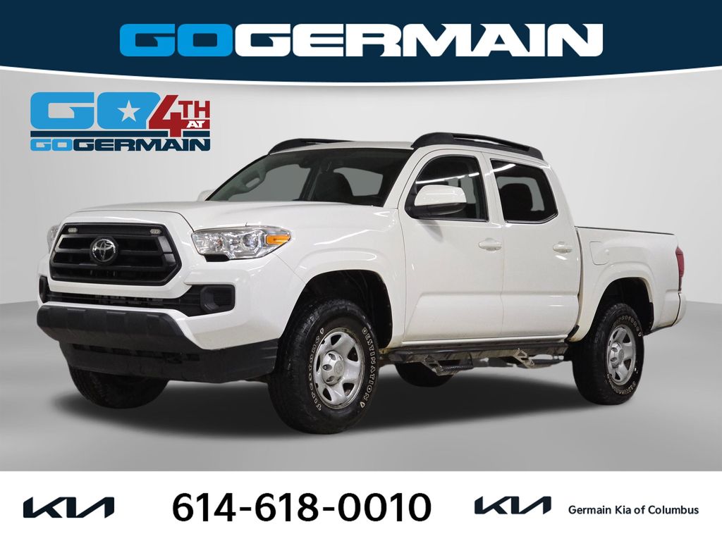 Super White 2021 Toyota Tacoma Pickup Truck Four-Wheel Drive 6-Speed Automatic