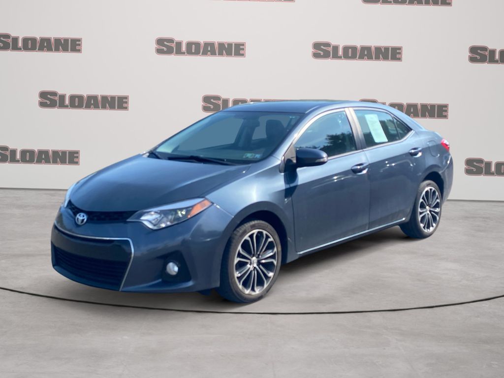 Slate Metallic 2015 Toyota Corolla S Plus Sedan Front-Wheel Drive Continuously Variable Transmission