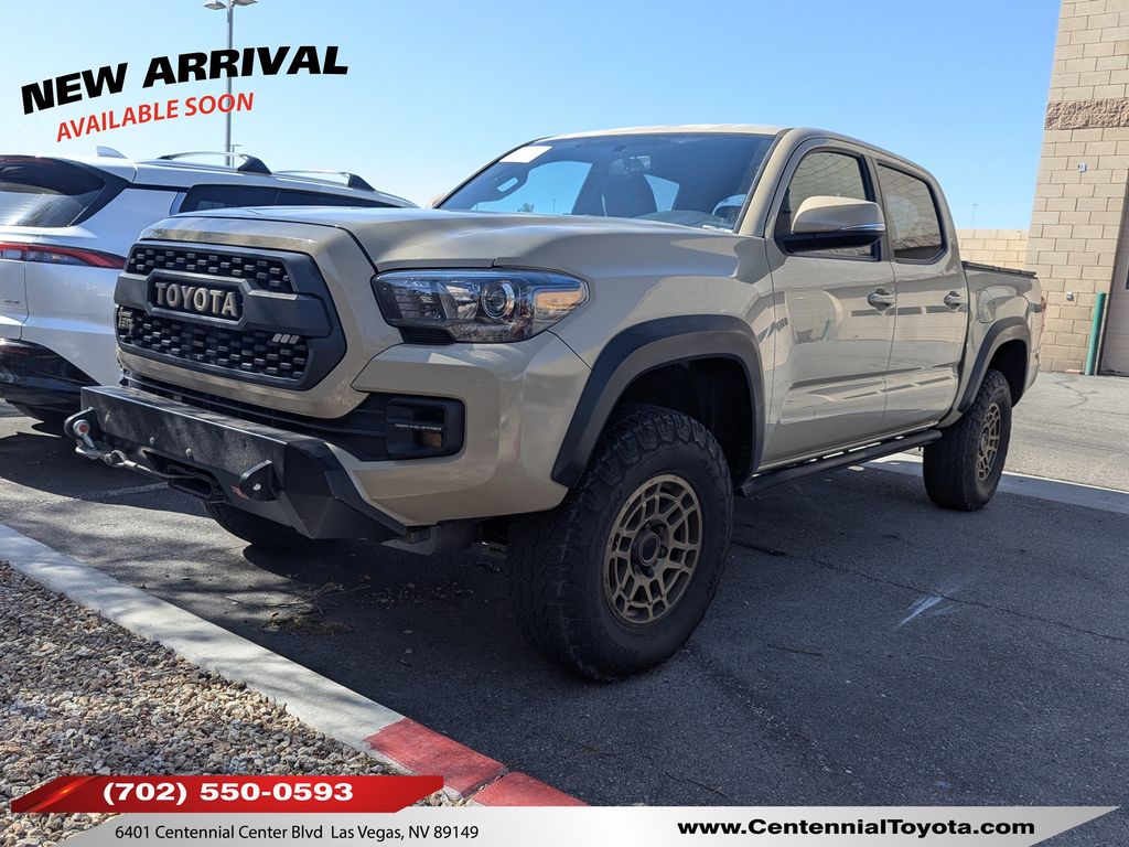 Sand 2016 Toyota Tacoma Double Cab V6 TRD Off Road 4WD Pickup Truck Four-Wheel Drive 6-Speed Automatic