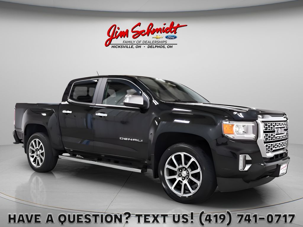 Onyx Black 2022 GMC Canyon Pickup Truck Four-Wheel Drive 8-Speed Automatic