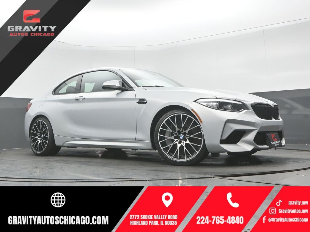 Hockenheim Silver Metallic 2020 BMW M2 Competition RWD Coupe Rear-Wheel Drive 6-Speed Manual