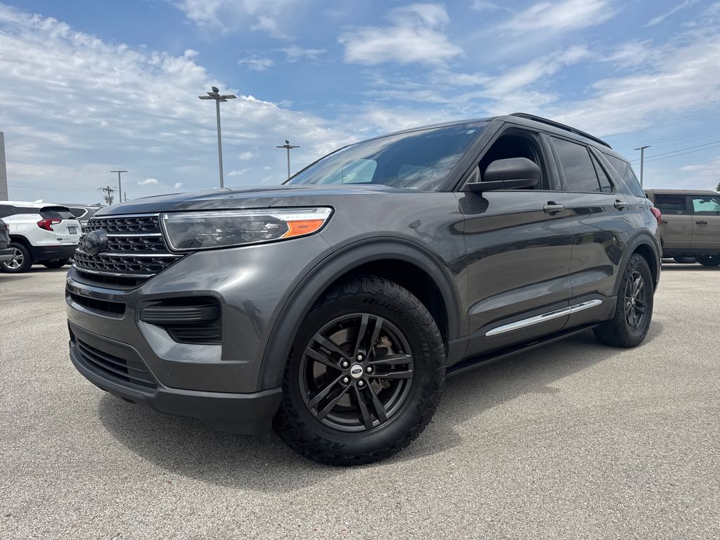 Gray (Magnetic) 2020 Ford Explorer XLT RWD SUV / Crossover Rear-Wheel Drive Automatic