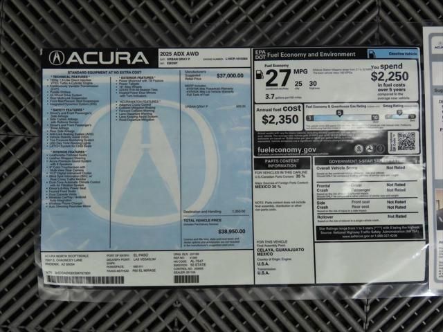 Thumbnail: 2025 Acura ADX - 9