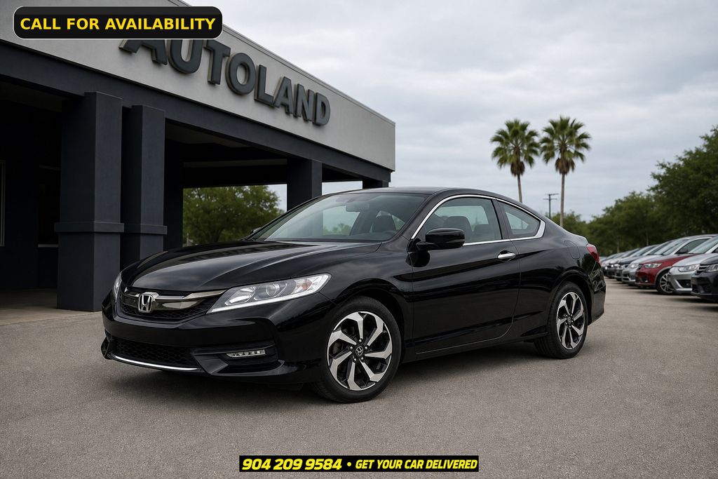 Crystal Black Pearl 2016 Honda Accord Coupe Coupe Front-Wheel Drive Continuously Variable Transmission