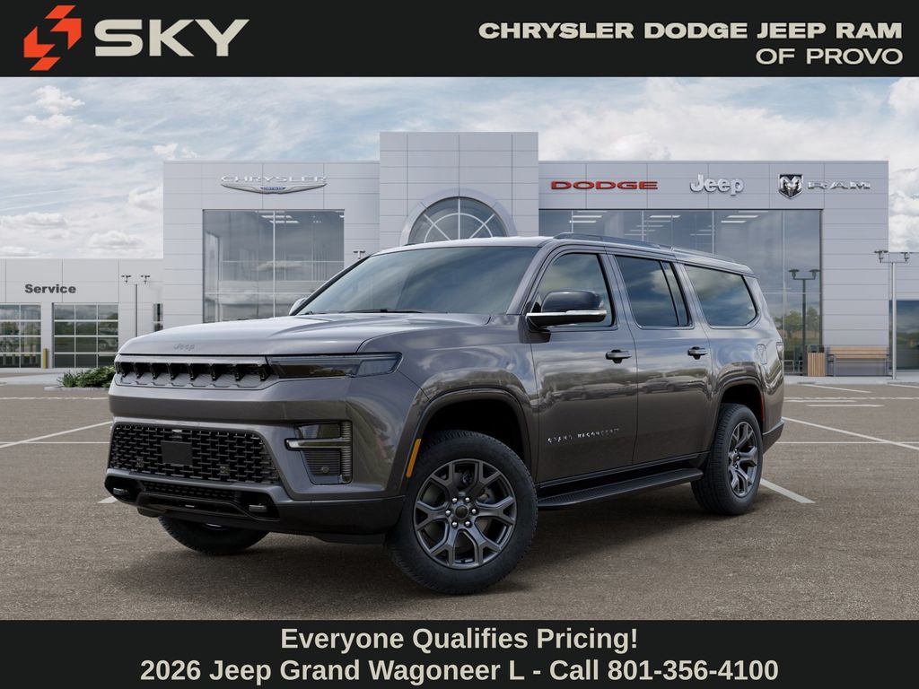 Baltic Gray Metallic Clearcoat 2026 Jeep Grand Wagoneer L Limited Altitude 4WD SUV / Crossover Four-Wheel Drive 8-Speed Automatic