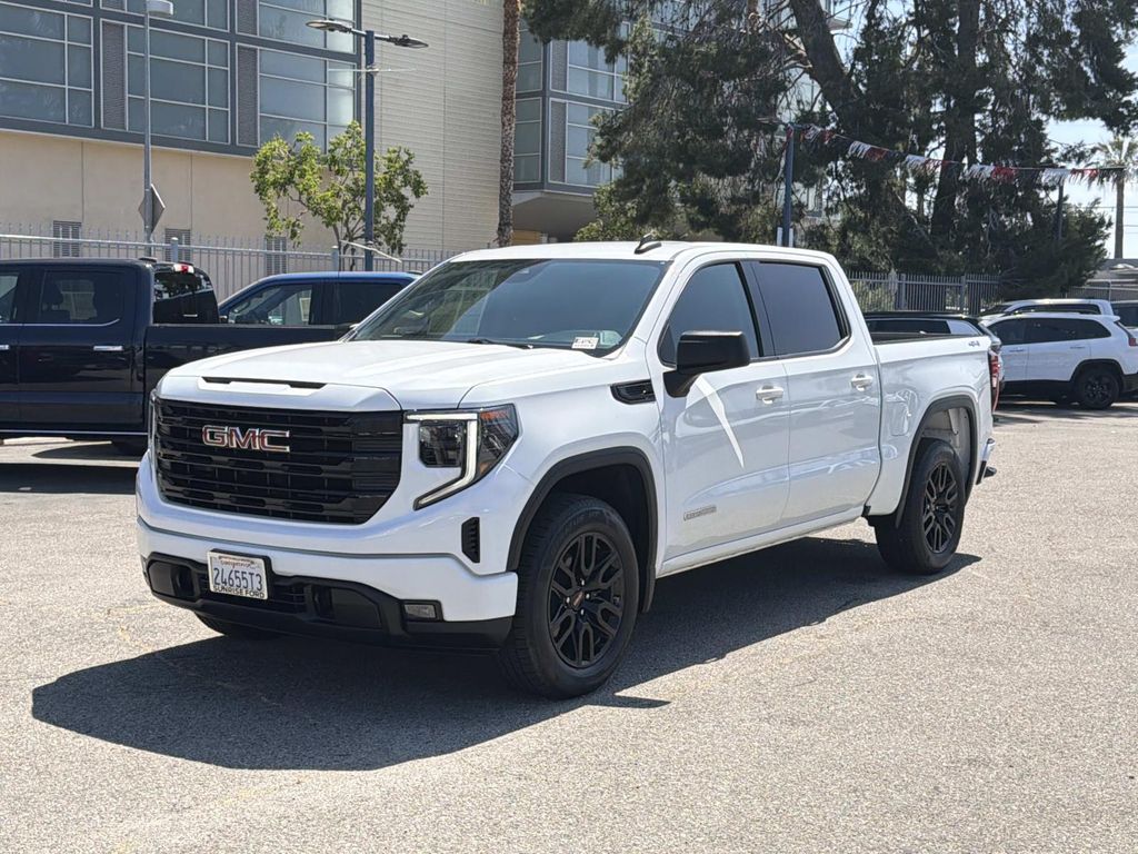 Summit White 2023 GMC Sierra 1500 Pickup Truck Four-Wheel Drive 8-Speed Automatic
