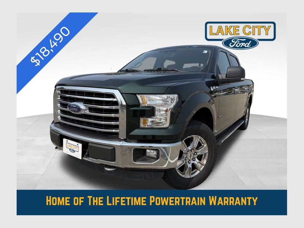 Green Gem Metallic 2016 Ford F-150 Pickup Truck Four-Wheel Drive 6-Speed Automatic
