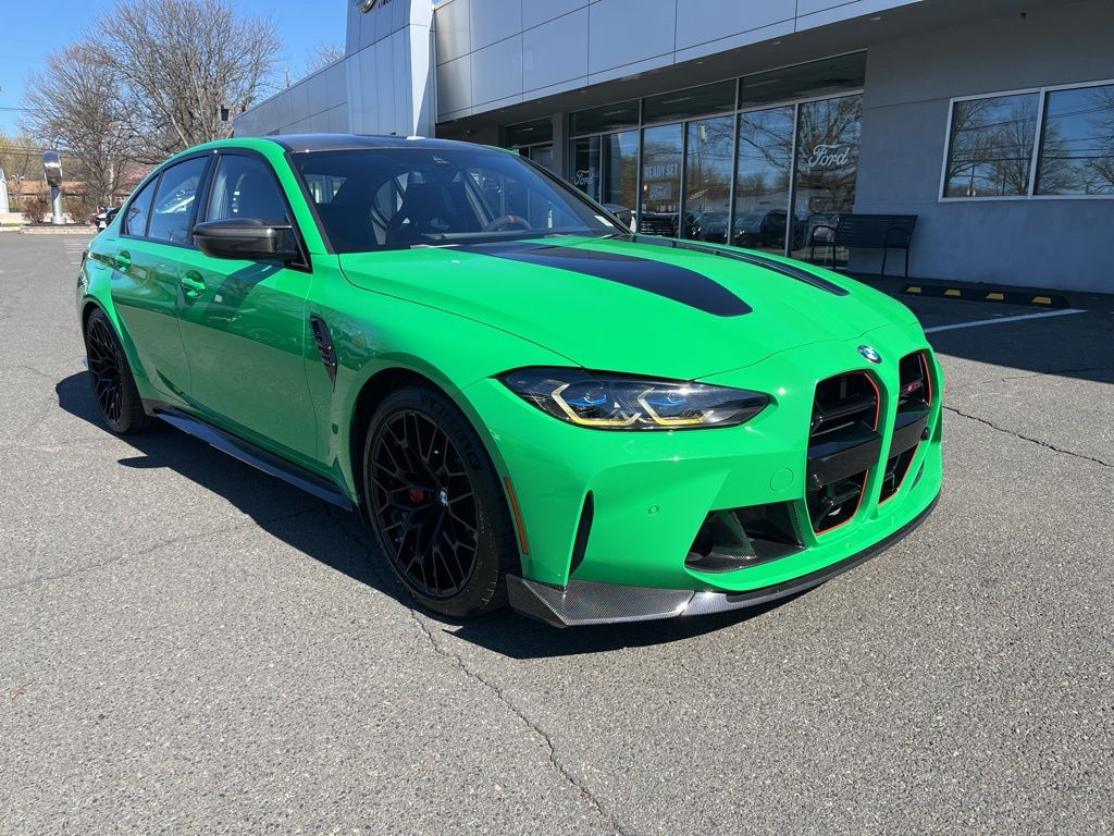 Signal Green 2024 BMW M3 CS RWD Sedan All-Wheel Drive 8-Speed Automatic