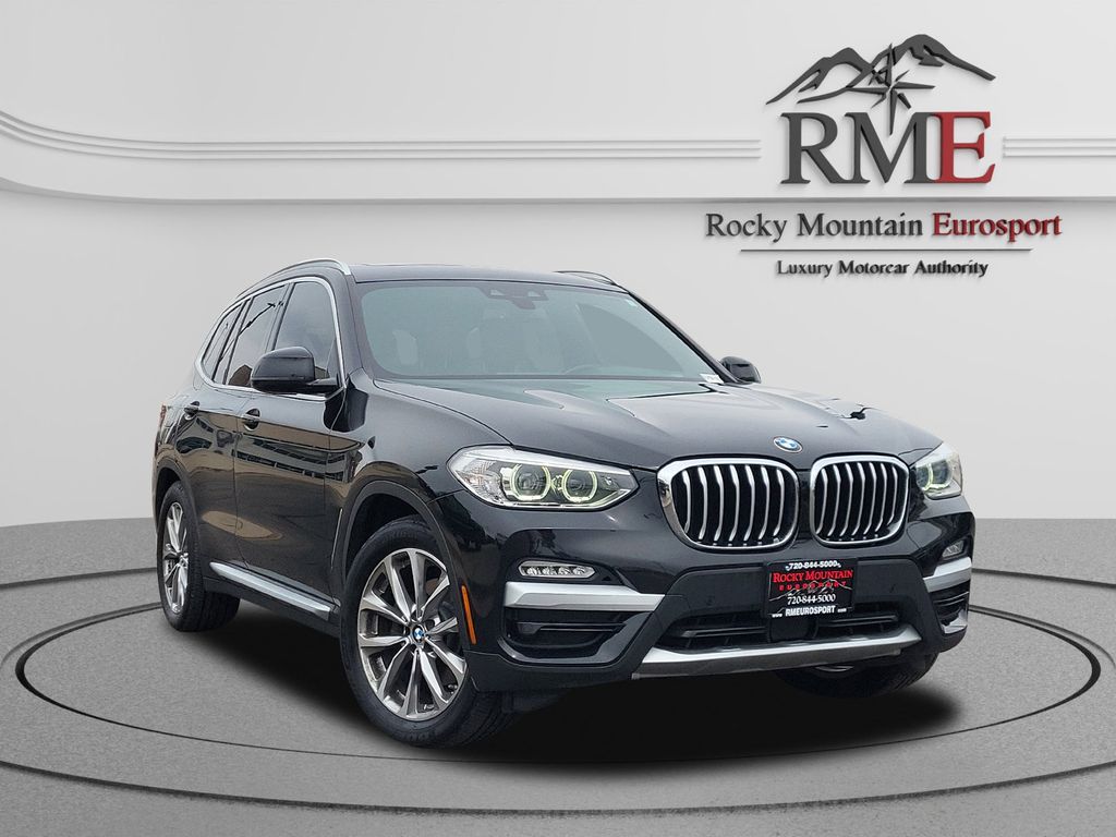 Jet Black 2019 BMW X3 xDrive30i AWD SUV / Crossover All-Wheel Drive 8-Speed Automatic