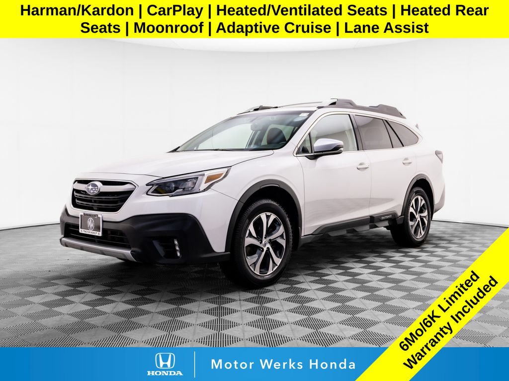 Crystal White Pearl 2021 Subaru Outback Touring XT Crossover AWD SUV / Crossover All-Wheel Drive Continuously Variable Transmission