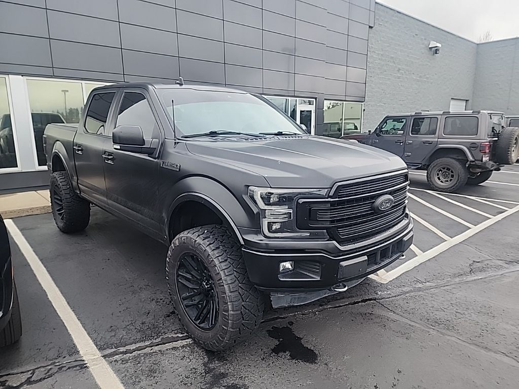 Black 2019 Ford F-150 Limited SuperCrew 4WD Pickup Truck Four-Wheel Drive Automatic