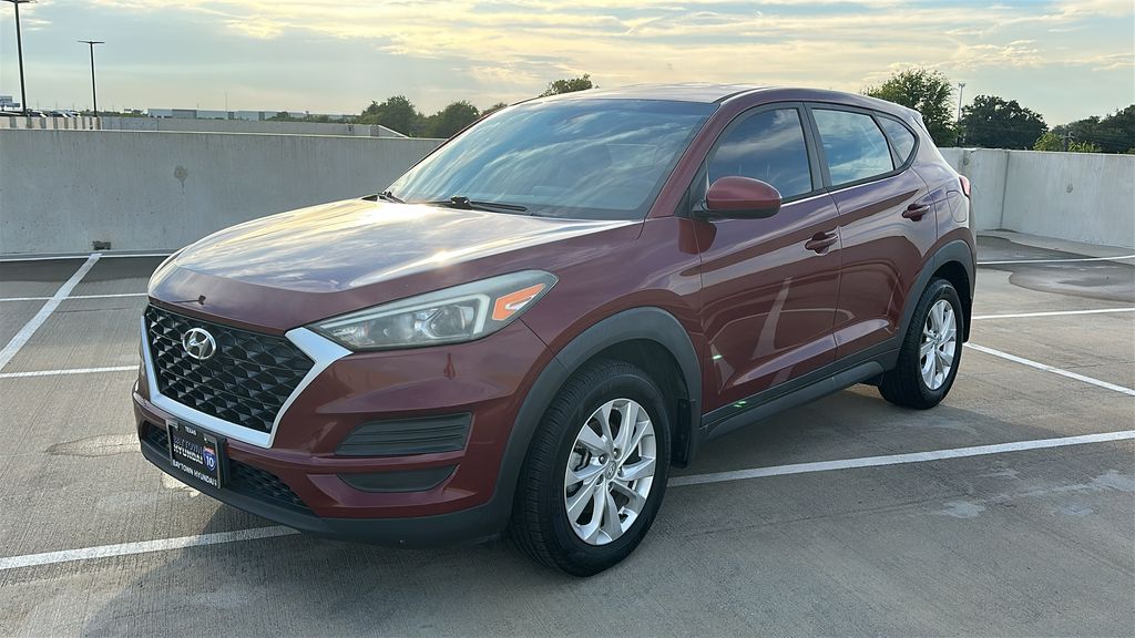 2020 Hyundai Tucson SE Red at DeMontrond Ford