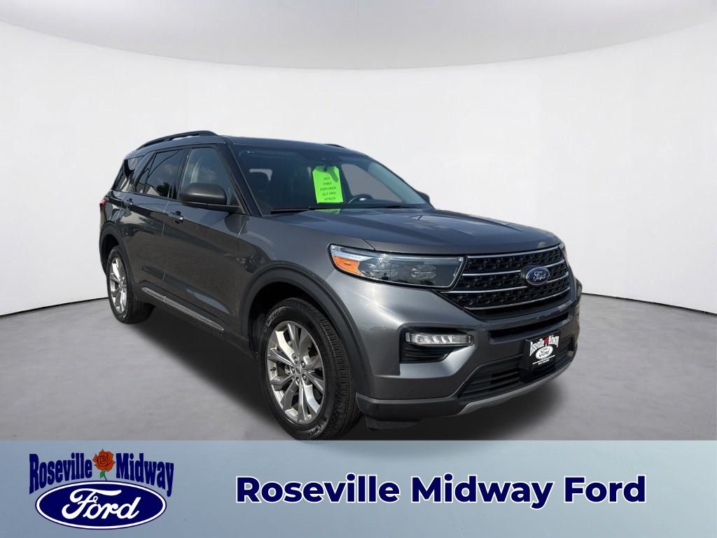 Gray Metallic 2023 Ford Explorer SUV / Crossover All-Wheel Drive Automatic