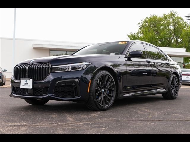 Carbon Black Metallic 2022 BMW 7 Series Sedan All-Wheel Drive 8-Speed Automatic