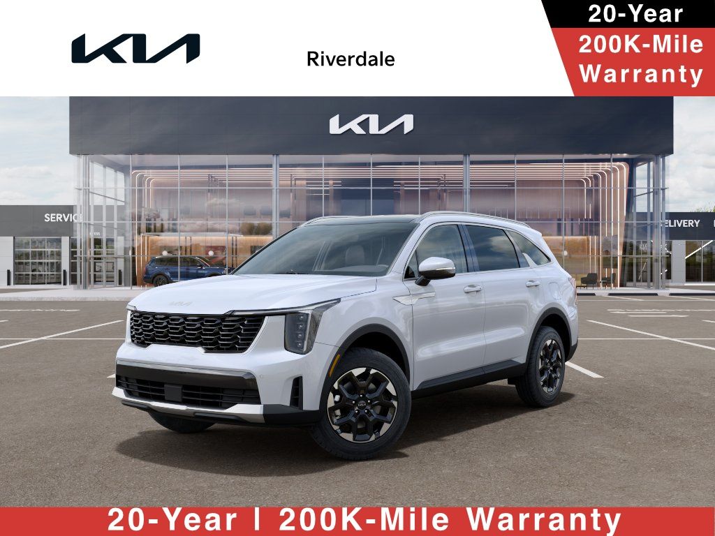 Glacial White Pearl 2026 Kia Sorento SUV / Crossover All-Wheel Drive 8-Speed Automatic