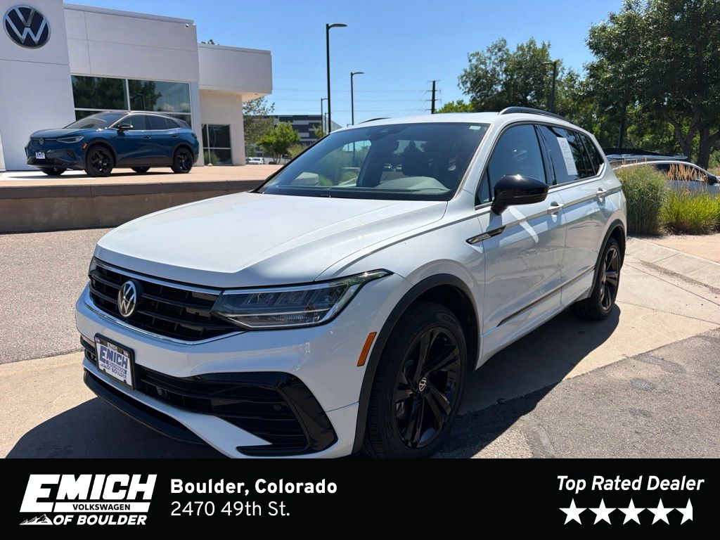 Opal White Pearl 2023 Volkswagen Tiguan SUV / Crossover All-Wheel Drive 8-Speed Automatic