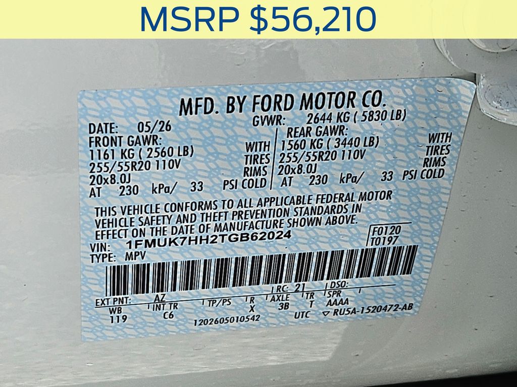 2026 Ford Explorer Platinum White at Walterboro Ford