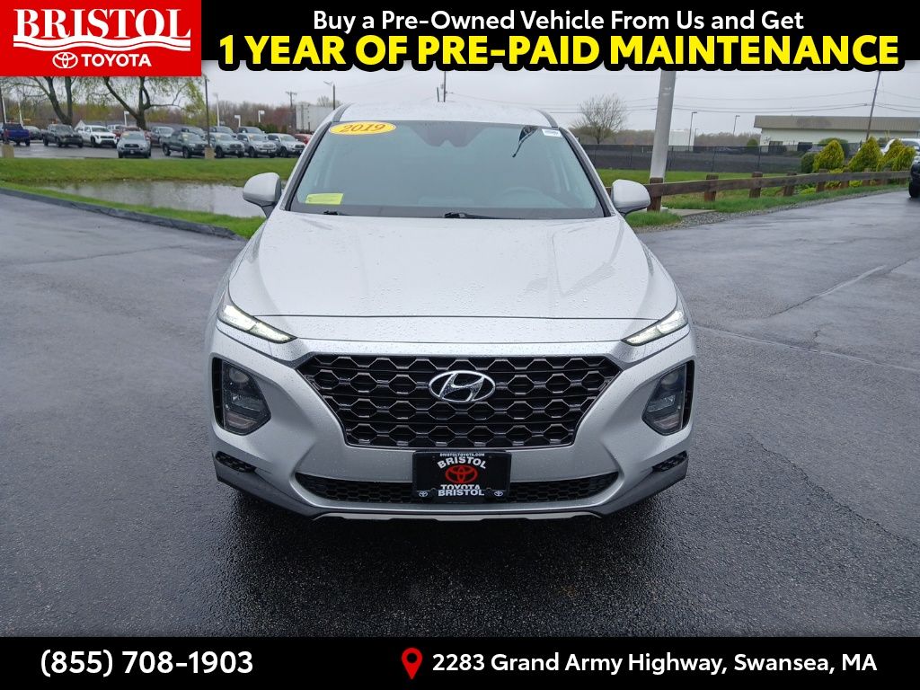 Used 2019 Hyundai Santa Fe SE with VIN 5NMS2CAD0KH121202 for sale in Swansea, MA