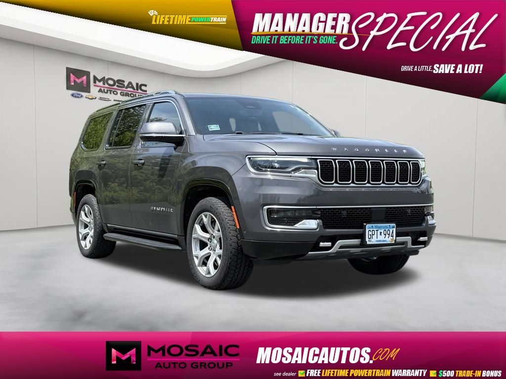 Baltic Gray Metallic Clearcoat 2022 Jeep Wagoneer SUV / Crossover Four-Wheel Drive 8-Speed Automatic