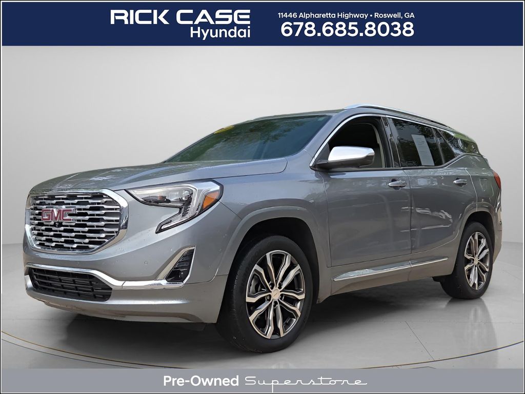 Gray (Satin Steel Metallic) 2019 GMC Terrain Denali AWD SUV / Crossover Four-Wheel Drive 9-Speed Automatic