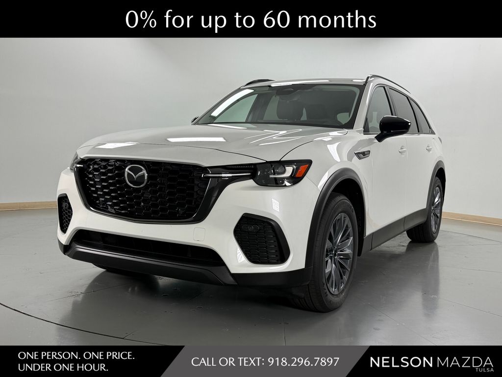 Rhodium White Premium 2026 Mazda CX-70 SUV / Crossover All-Wheel Drive 8-Speed Automatic