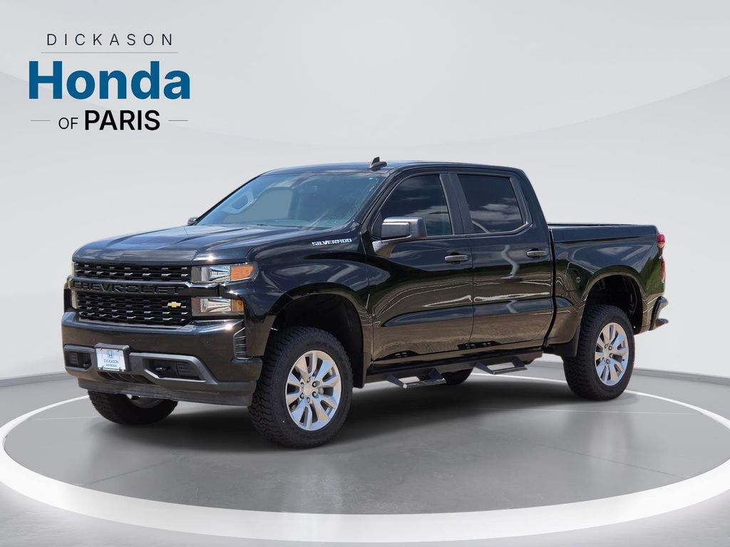 Black 2021 Chevrolet Silverado 1500 Pickup Truck 4X2 8-Speed Automatic