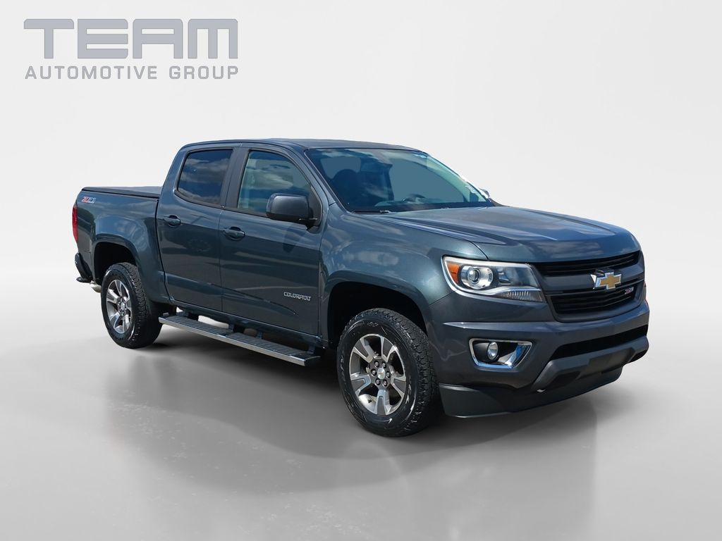 Cyber Gray Metallic 2015 Chevrolet Colorado Z71 Crew Cab 4WD Pickup Truck Four-Wheel Drive 6-Speed Automatic