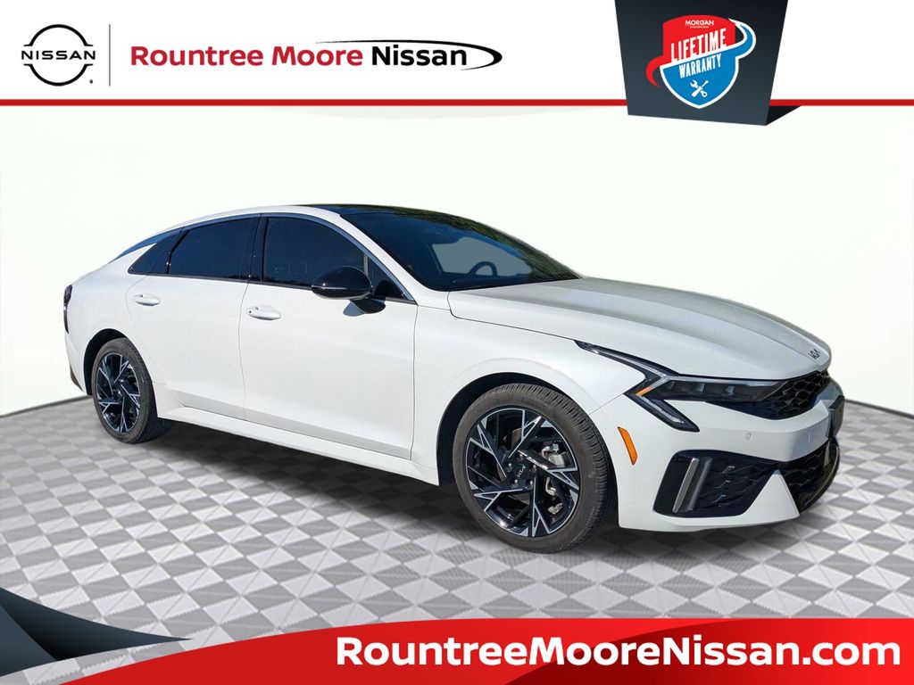 Snow White Pearl 2025 Kia K5 GT-Line FWD Sedan Front-Wheel Drive 8-Speed Automatic