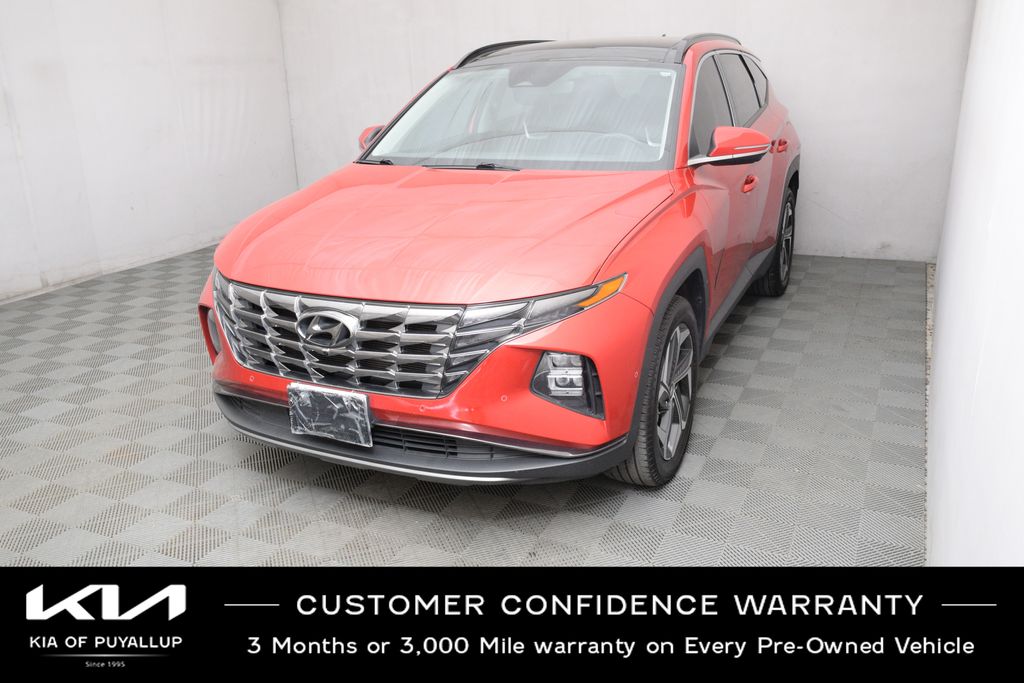 Calypso Red 2023 Hyundai Tucson SUV / Crossover All-Wheel Drive 8-Speed Automatic