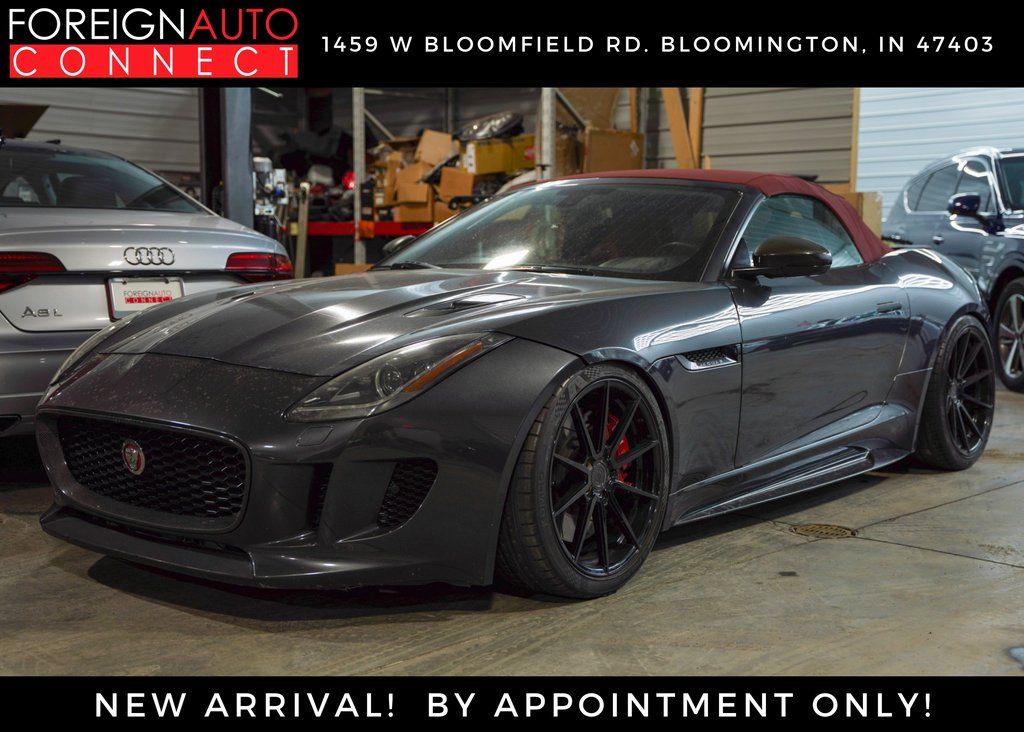 Gray 2016 Jaguar F-TYPE R Convertible AWD Convertible All-Wheel Drive 8-Speed Automatic