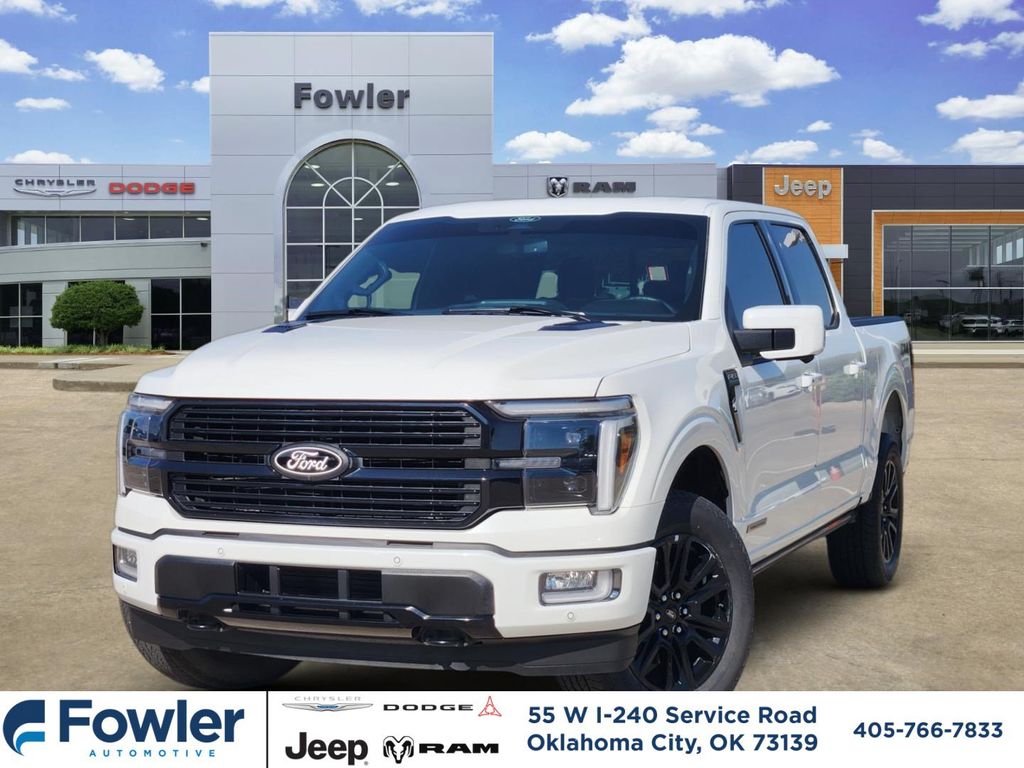 White Metallic 2024 Ford F-150 Pickup Truck Four-Wheel Drive Automatic