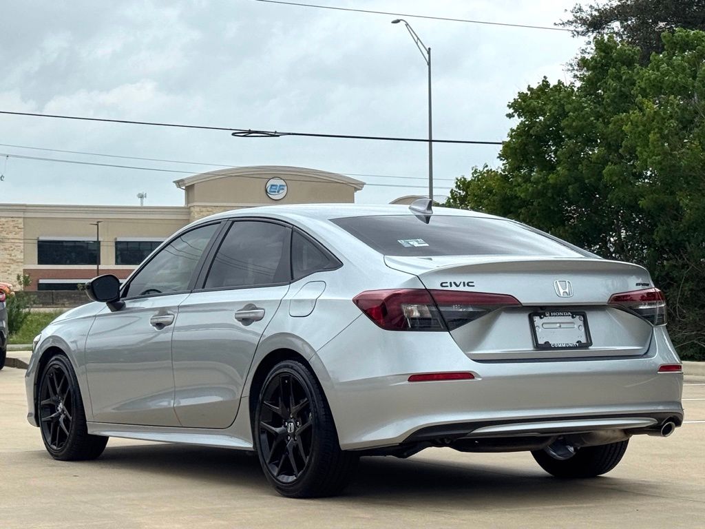 2026 Honda Civic Sport Silver at Classic Honda Galveston
