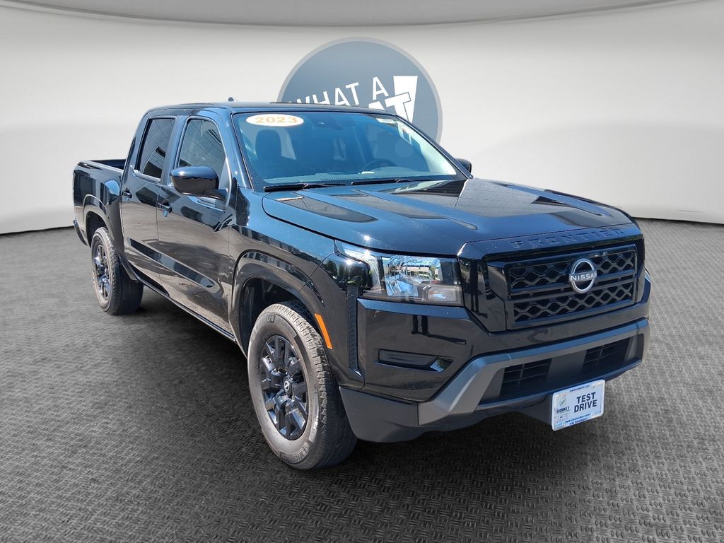 Super Black 2023 Nissan Frontier Pickup Truck 4X2 9-Speed Automatic