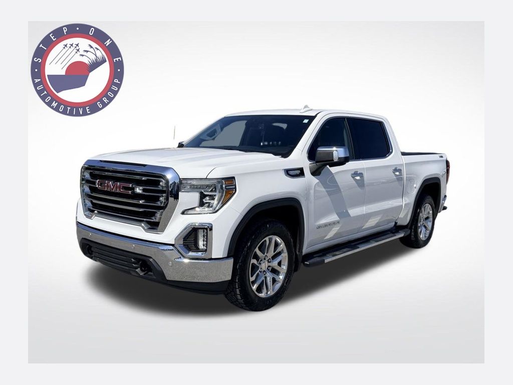 Summit White 2019 GMC Sierra 1500 Pickup Truck Four-Wheel Drive 8-Speed Automatic