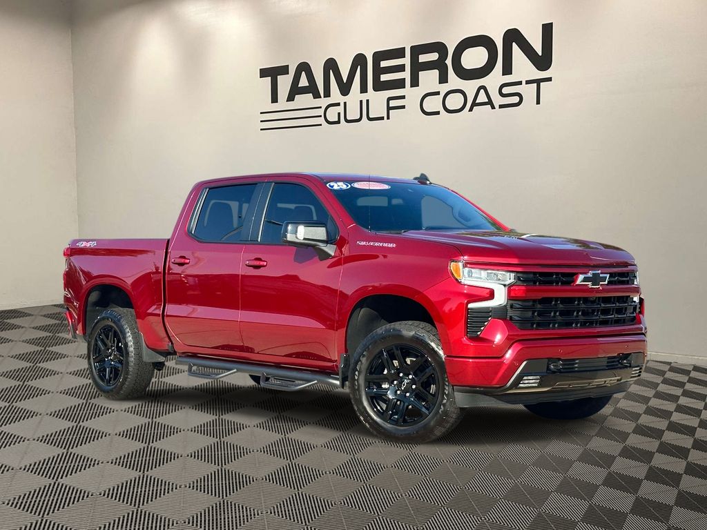 Radiant Red Tintcoat 2025 Chevrolet Silverado 1500 Pickup Truck Four-Wheel Drive Automatic