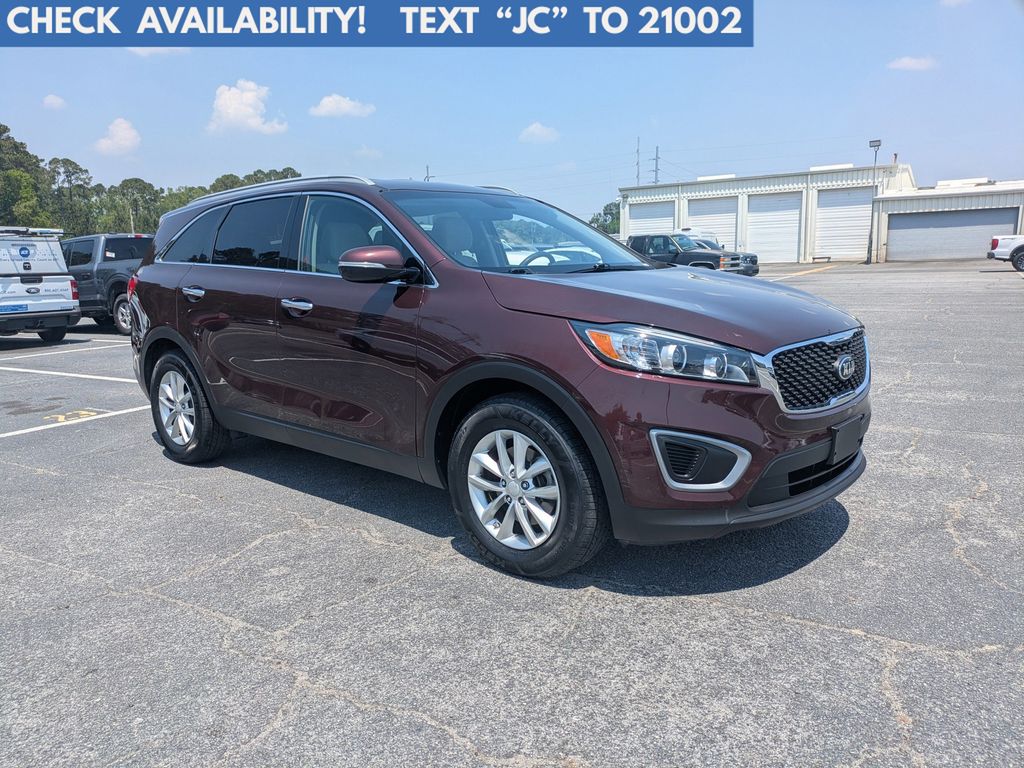 Red (Sangria) 2016 Kia Sorento LX V6 SUV / Crossover Front-Wheel Drive 6-Speed Automatic