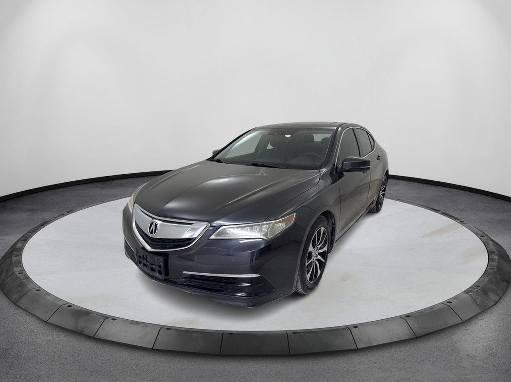 Gray 2016 Acura TLX FWD with Technology Package Sedan Front-Wheel Drive 8-Speed Dual Clutch