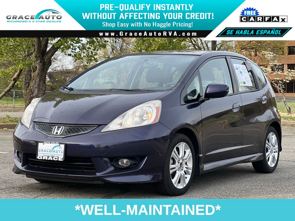 Blue Sensation Pearl 2009 Honda Fit Sport Hatchback Front-Wheel Drive 5-Speed Automatic