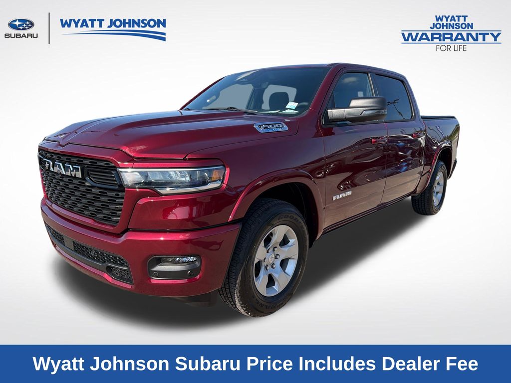 Delmonico Red Pearlcoat 2025 RAM 1500 Pickup Truck Four-Wheel Drive 8-Speed Automatic