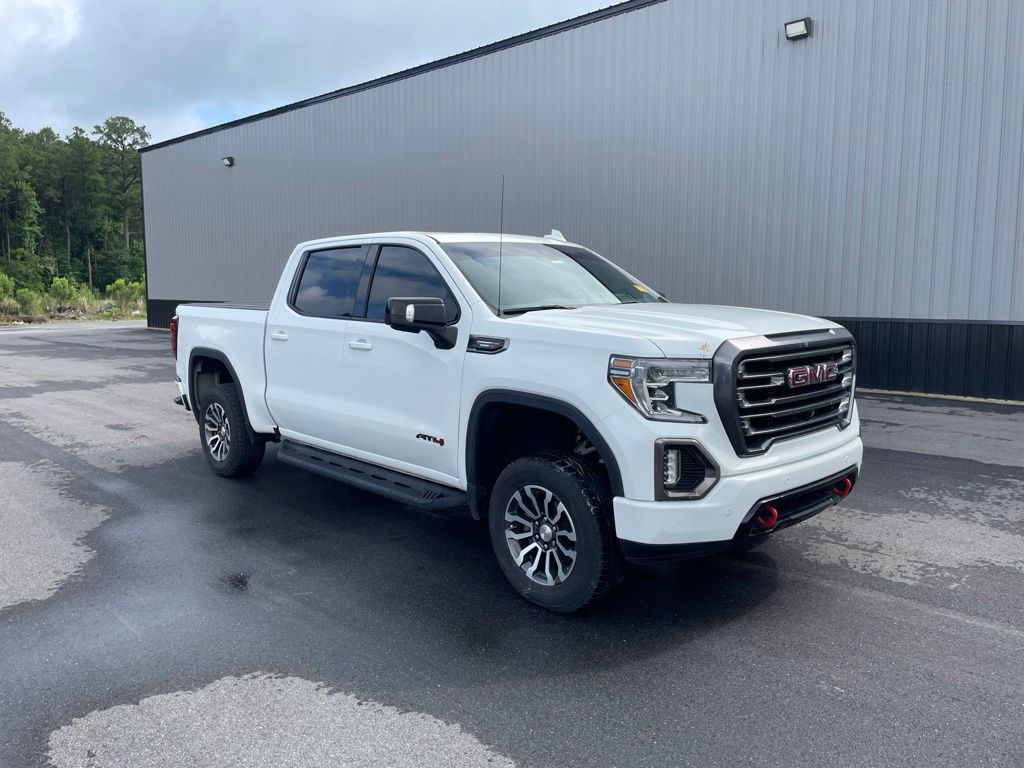 Summit White 2020 GMC Sierra 1500 AT4 Crew Cab 4WD Pickup Truck Four-Wheel Drive Automatic