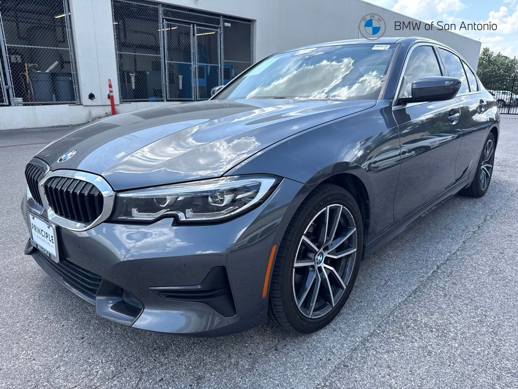 Mineral Gray Metallic 2020 BMW 3 Series Sedan Rear-Wheel Drive 8-Speed Automatic