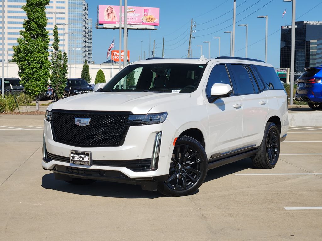 Crystal White 2024 Cadillac Escalade SUV / Crossover Rear-Wheel Drive Automatic