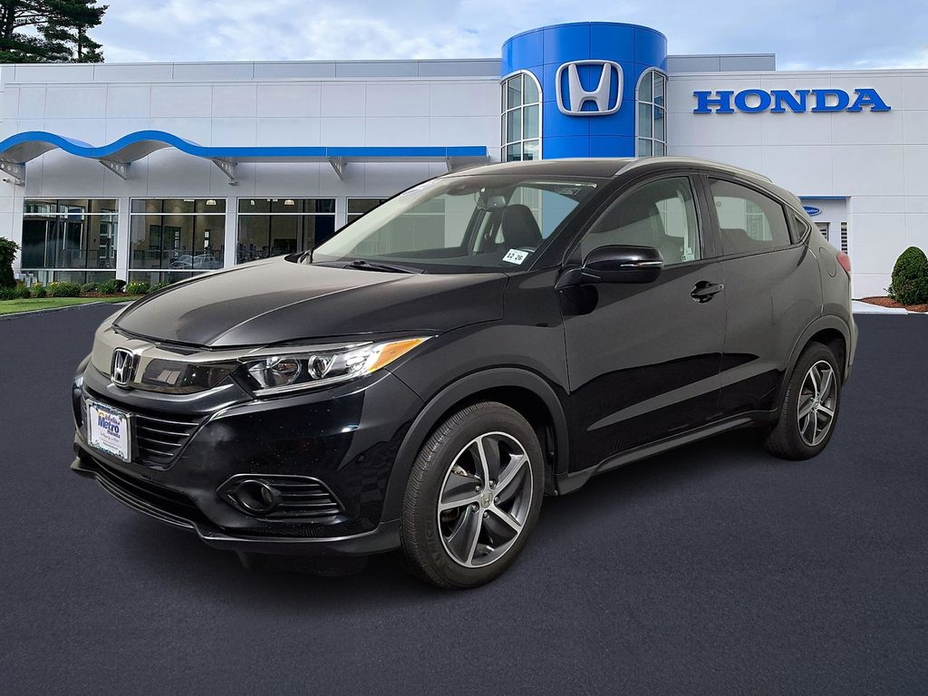 Black 2022 Honda HR-V SUV / Crossover All-Wheel Drive Continuously Variable Transmission
