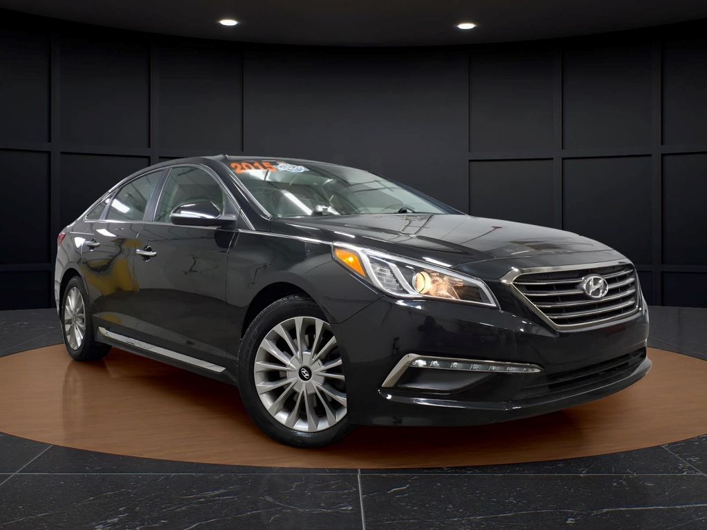 Phantom Black 2015 Hyundai Sonata Limited FWD Sedan Front-Wheel Drive 6-Speed Automatic