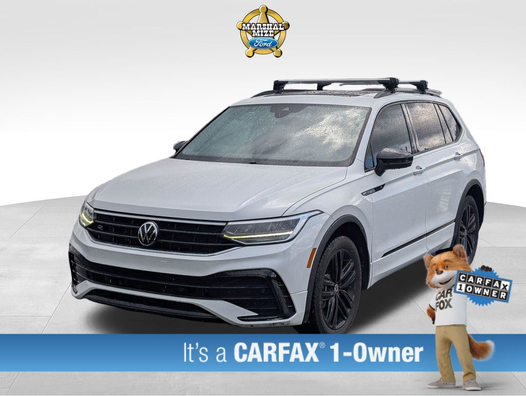White Pearl 2022 Volkswagen Tiguan SUV / Crossover Front-Wheel Drive 8-Speed Automatic