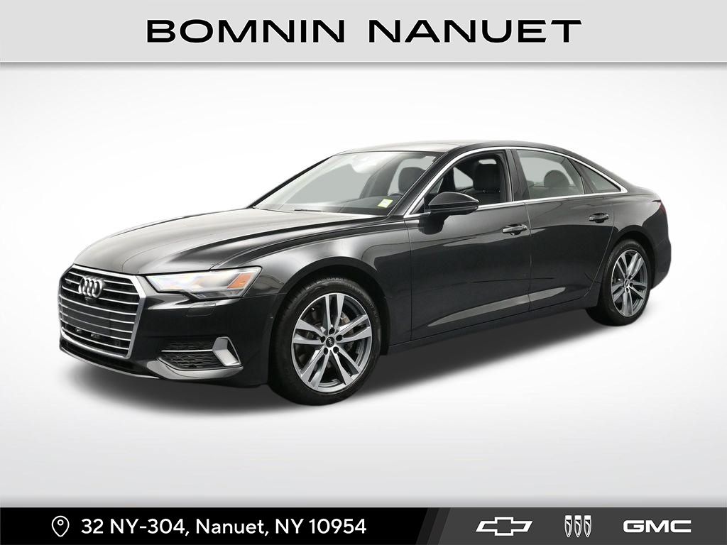 Gray Metallic 2021 Audi A6 quattro Premium 45 TFSI AWD Sedan All-Wheel Drive 7-Speed Automatic